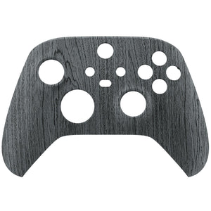 Soft Touch Black Wooden Grain Front Shell For Xbox Series X/S Controller-FX3S216WS - Extremerate Wholesale
