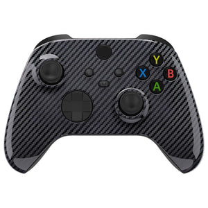 Glossy Graphite Carbon Fiber Front Shell For Xbox Series X/S Controller-FX3S217WS - Extremerate Wholesale