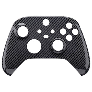 Glossy Graphite Carbon Fiber Front Shell For Xbox Series X/S Controller-FX3S217WS - Extremerate Wholesale