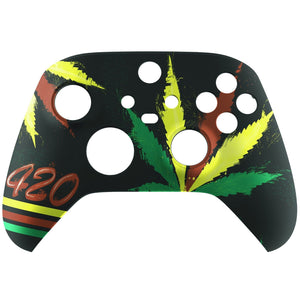 Soft Touch 420 Weeds Front Shell For Xbox Series X/S Controller-FX3T112WS - Extremerate Wholesale