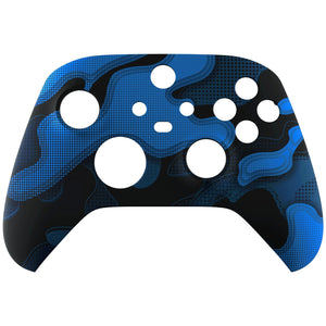 Blue Black Camouflage Front Shell For Xbox Series X/S Controller-FX3T137WS - Extremerate Wholesale