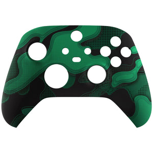 Green Black Camouflage Front Shell For Xbox Series X/S Controller-FX3T138WS - Extremerate Wholesale