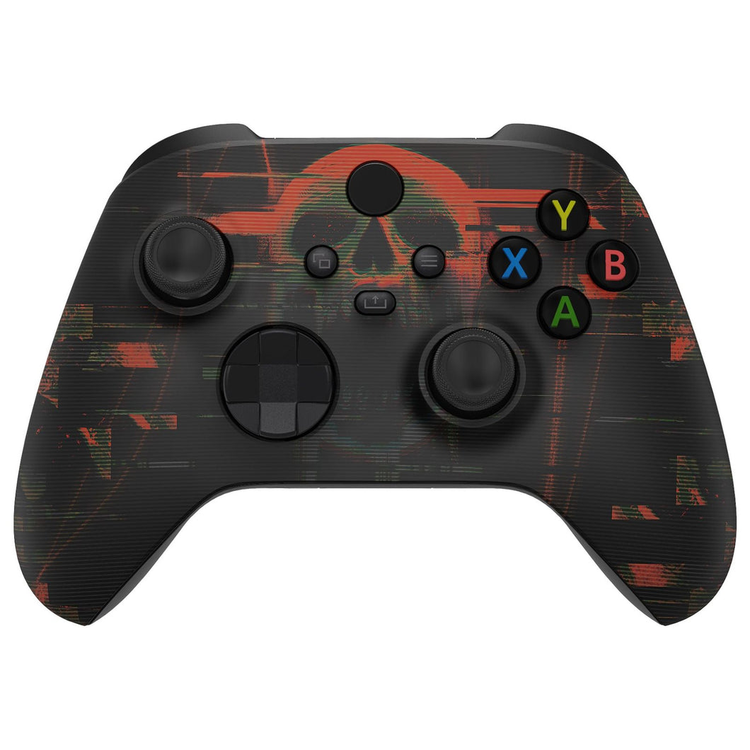 Soft Touch Blurred Screaming Skull Front Shell For Xbox Series X/S Controller-FX3T148WS - Extremerate Wholesale