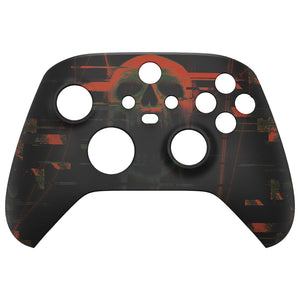 Soft Touch Blurred Screaming Skull Front Shell For Xbox Series X/S Controller-FX3T148WS - Extremerate Wholesale