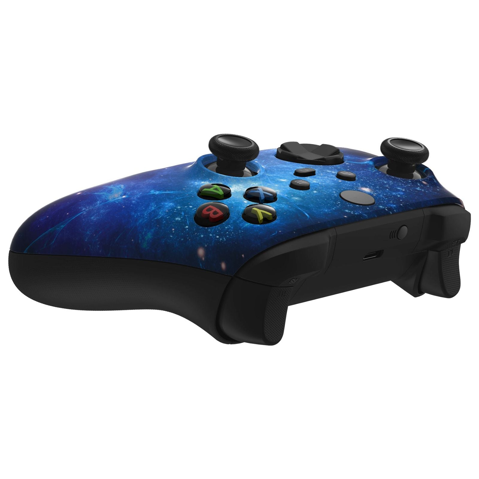 Soft Touch Blue Nebula Front Shell For Xbox Series X/S Controller