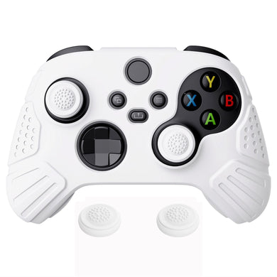 Guardian Edition White Ergonomic Silicone Case Skin With White Joystick Caps For Xbox Series X/S Controller-HCX3002 - Extremerate Wholesale
