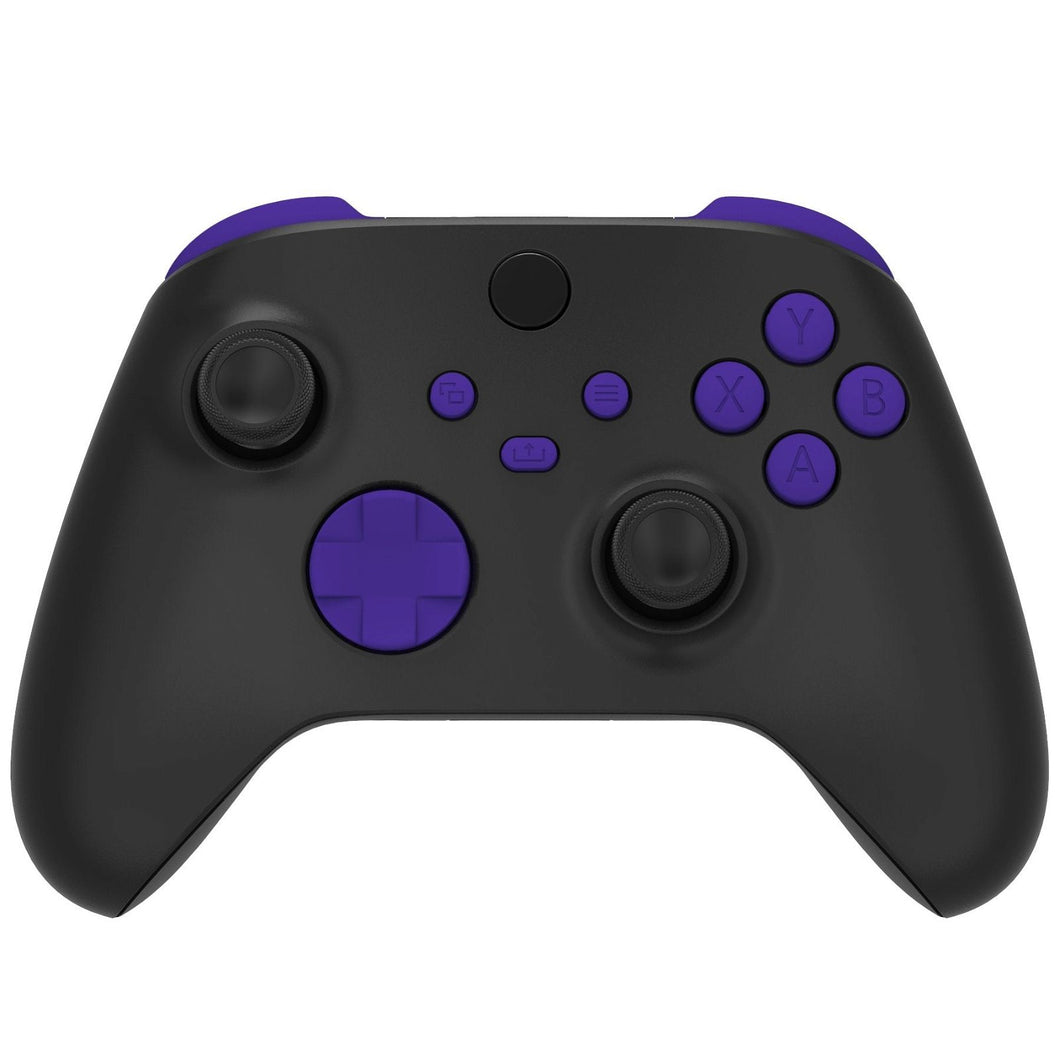 Matte UV Dark Purple 13in1 Button Kits For Xbox Series X/S Controller-JX3107WS - Extremerate Wholesale
