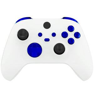 Glossy Chrome Blue 13in1 Button Kits For Xbox Series X/S Controller-JX3204WS - Extremerate Wholesale