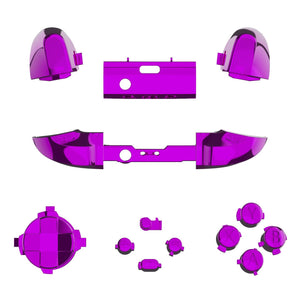 Glossy Chrome Purple 13in1 Button Kits For Xbox Series X/S Controller-JX3205WS - Extremerate Wholesale