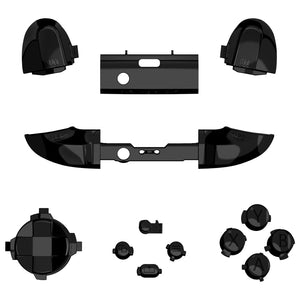 Glossy Chrome Black 13in1 Button Kits For Xbox Series X/S Controller-JX3208WS - Extremerate Wholesale