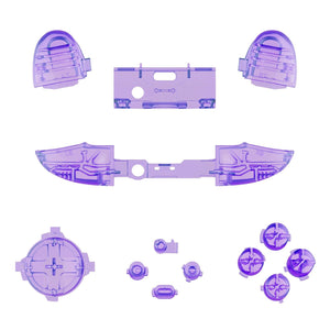 Clear Purple 13in1 Button Kits For Xbox Series X/S Controller-JX3305WS - Extremerate Wholesale