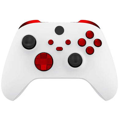 Blank Vampire Red 13in1 Button Kits For Xbox Series X/S Controller-JX3503WS - Extremerate Wholesale