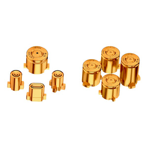 8In1 Gold Metal ABXY Home Start Back Share Buttons Kit For Xbox Series X/S Controller-JX3A001WS - Extremerate Wholesale