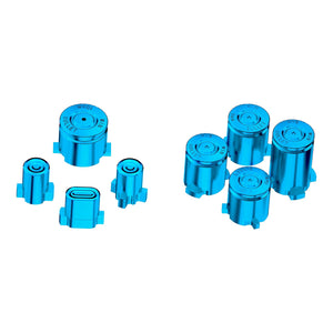 8In1 Blue Metal ABXY Home Start Back Share Buttons Kit For Xbox Series X/S Controller-JX3A004WS - Extremerate Wholesale