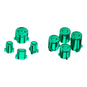 8In1 Green Metal ABXY Home Start Back Share Buttons Kit For Xbox Series X/S Controller-JX3A006WS - Extremerate Wholesale