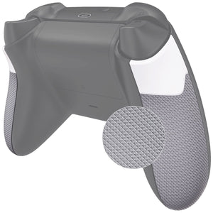 Rubberized White & Gray Non-Slip Diamond Texture Side Rails Grips For Xbox Series X/S Controller-PX3C3009WS - Extremerate Wholesale