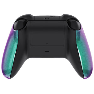 Glossy Chameleon Green Purple Side Rails For Xbox Series X/S Controller-PX3P302WS - Extremerate Wholesale