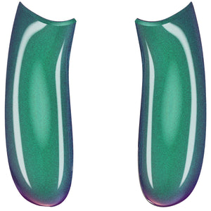 Glossy Chameleon Green Purple Side Rails For Xbox Series X/S Controller-PX3P302WS - Extremerate Wholesale