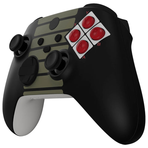 Xbox Controller Back Shell Classics NES Style Front And Back Shells With Side Rails Panel For Xbox ...