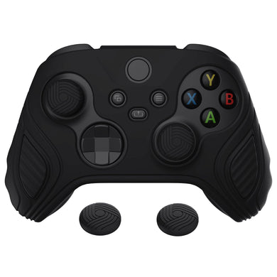 Scorpion Edition Black Anti-Slip Silicone Cover Skin With Black Thumb Grip Caps For Xbox Series X/S Controller-SPX3002 - Extremerate Wholesale