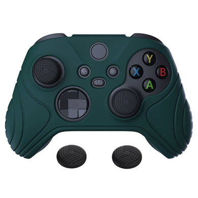 Samurai Edition Racing Green Ergonomic Silicone Case Skin With Black Thumb Stick Caps For Xbox Series X/S Controller-WAX3004 - Extremerate Wholesale