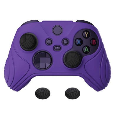 Samurai Edition Dark Purple Ergonomic Silicone Case Skin With Black Thumb Stick Caps For Xbox Series X/S Controller-WAX3007 - Extremerate Wholesale