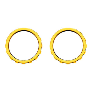 Chrome Gold Custom Replacement Accent Rings For Xbox Elite Series 2 Core & Elite Series 2 & Xbox One Elite & eXtremeRate ASR Version Shell For Xbox Series X/S Controller-XOJ1310 - Extremerate Wholesale