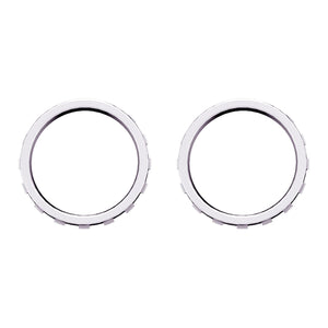 Chrome Silver Custom Replacement Accent Rings For Xbox Elite Series 2 Core & Elite Series 2 & Xbox One Elite & eXtremeRate ASR Version Shell For Xbox Series X/S Controller-XOJ1311 - Extremerate Wholesale
