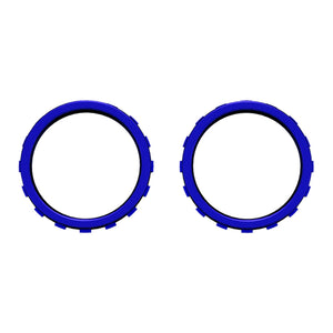 Chrome Blue Custom Replacement Accent Rings For Xbox Elite Series 2 Core & Elite Series 2 & Xbox One Elite & eXtremeRate ASR Version Shell For Xbox Series X/S Controller-XOJ1313 - Extremerate Wholesale