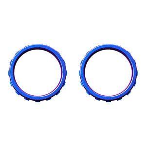 Glossy Chameleon Blue Purple Custom Replacement Accent Rings For Xbox Elite Series 2 Core & Elite Series 2 & Xbox One Elite & eXtremeRate ASR Version Shell For Xbox Series X/S Controller-XOJ1323 - Extremerate Wholesale