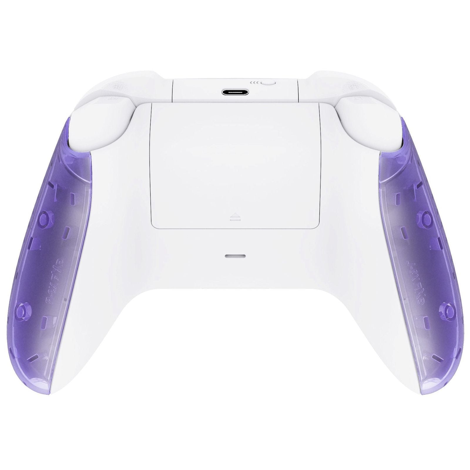 Clear Purple Front Shell With Side Rails Panel For Xbox