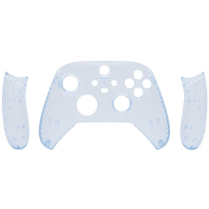 Clear Glacier Blue Front Shell With Side Rails Panel For Xbox Series X/S Controller-ZX3M506WS - Extremerate Wholesale