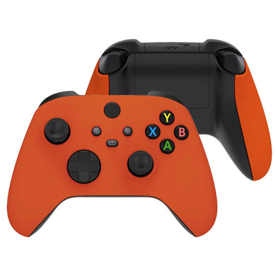 Bright Orange Front Shell With Side Rails Panel For Xbox Series X/S Controller-ZX3P304WS - Extremerate Wholesale