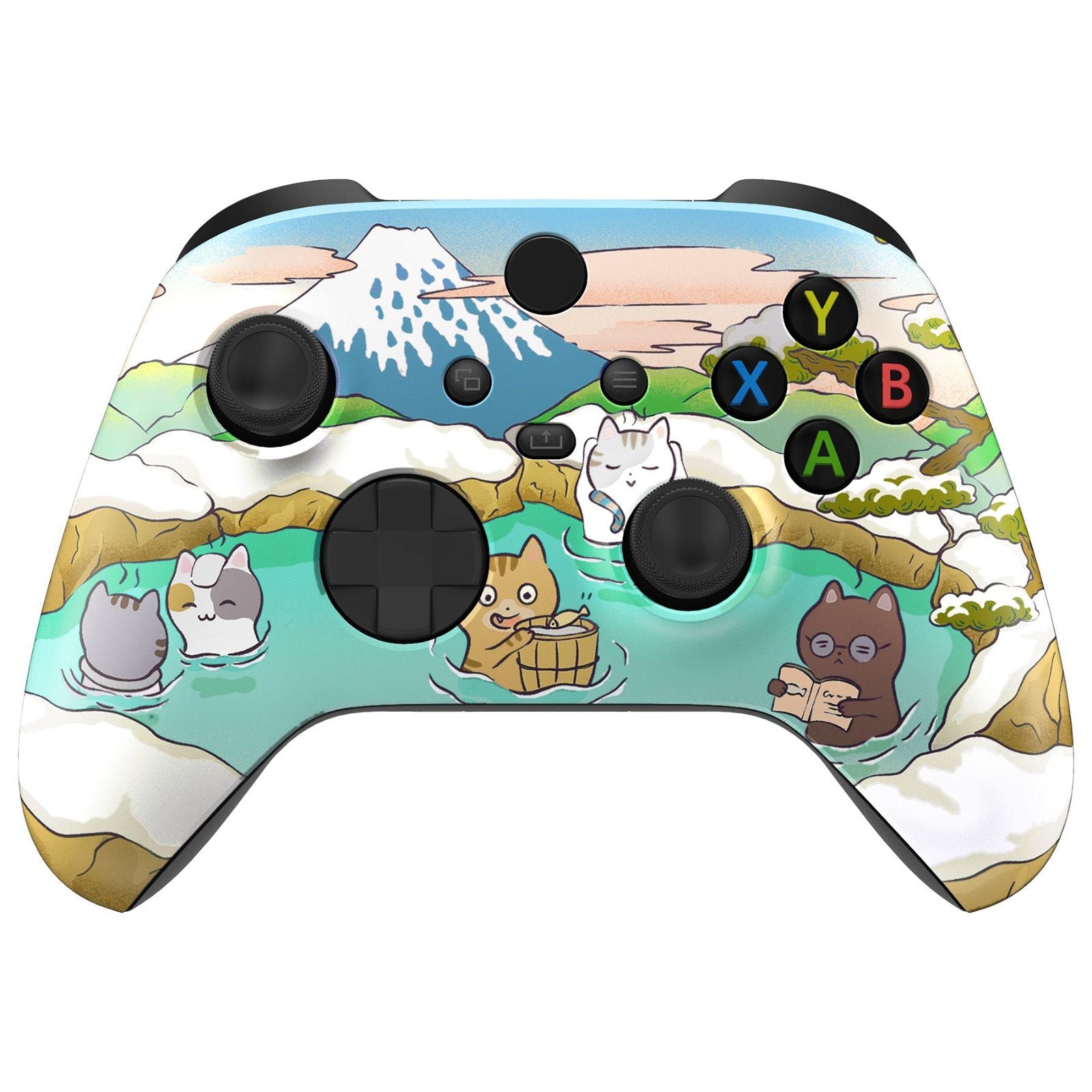 Hot Spring Kitties Front Shell For Xbox Series X/S Controller- FX3R007WS