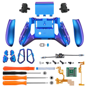 Glossy Chameleon Blue Purple Victor X Remap Kit For Xbox Series X/S Controller -RTX3P001 - Extremerate Wholesale