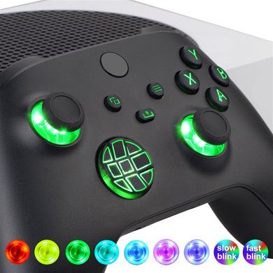Multi-colors Luminated Black Buttons DTF LED Kit for Xbox Series X/S Controller - X3LED03 - Extremerate Wholesale
