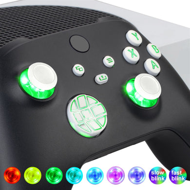 Multi-colors Luminated White Buttons DTF LED Kit for Xbox Series X/S Controller - X3LED06 - Extremerate Wholesale