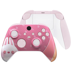 Easter Rabbit Controller Full Set Housing Shell Case With Buttons For Xbox Series X/S Controller, Custom Replacement Side Rails Front Back Plate Cover For Xbox Core Controller-QX3T1004WS - Extremerate Wholesale