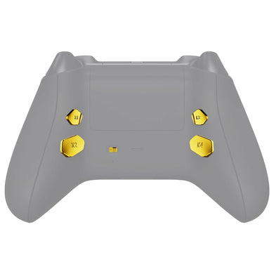 Glossy Chrome Gold Replacement Redesigned K1 K2 K3 K4 Back Buttons Paddles & Toggle Switch For Xbox Series X/S Controller Extremerate Hope Remap Kit-DX3D4001WS - Extremerate Wholesale