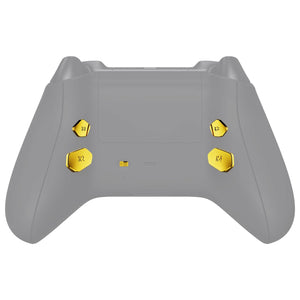 Glossy Chrome Gold Replacement Redesigned K1 K2 K3 K4 Back Buttons Paddles & Toggle Switch For Xbox Series X/S Controller Extremerate Hope Remap Kit-DX3D4001WS - Extremerate Wholesale