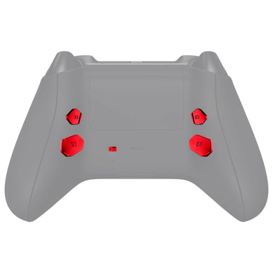 Glossy Chrome Red Replacement Redesigned K1 K2 K3 K4 Back Buttons Paddles & Toggle Switch For Xbox Series X/S Controller Extremerate Hope Remap Kit-DX3D4003WS - Extremerate Wholesale