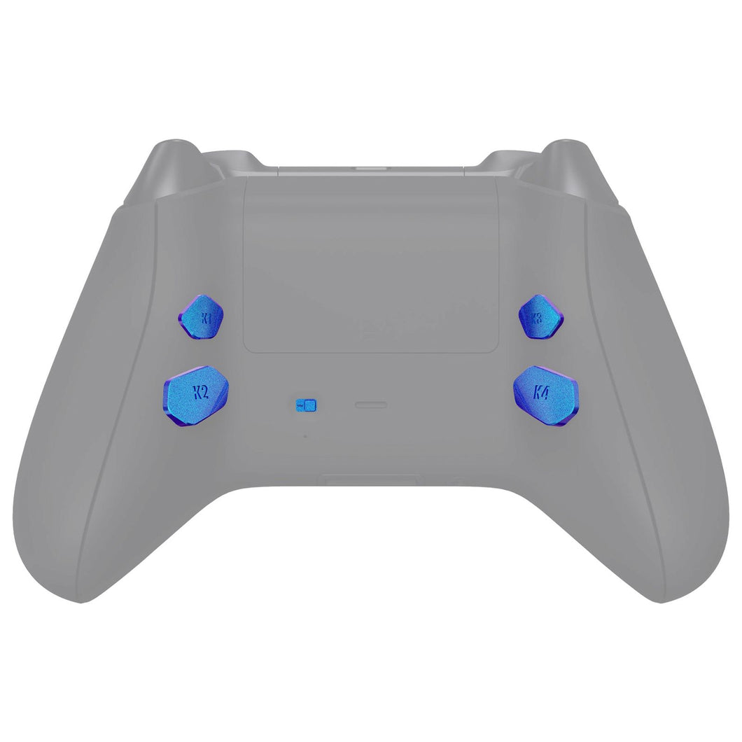 Glossy Chameleon Blue Purple Replacement Redesigned K1 K2 K3 K4 Back Buttons Paddles & Toggle Switch For Xbox Series X/S Controller Extremerate Hope Remap Kit-DX3P3001WS - Extremerate Wholesale