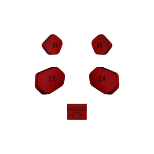 Matte UV Vampire Red Replacement Redesigned K1 K2 K3 K4 Back Buttons Paddles & Toggle Switch For Xbox Series X/S Controller Extremerate Hope Remap Kit-DX3P3003WS - Extremerate Wholesale