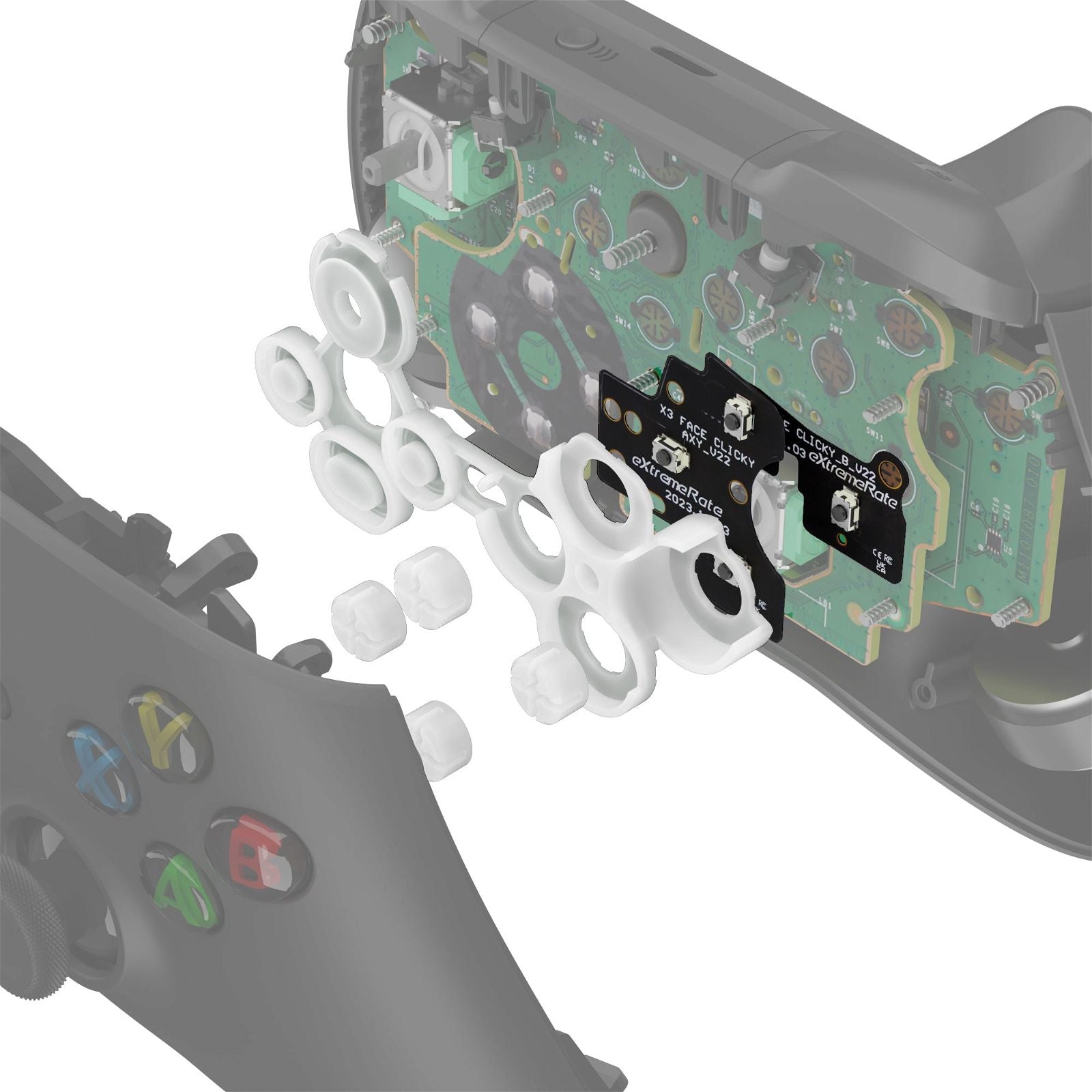 コントローラパック ABXY Clicky kit V2 for Xbox Core Controller & Xbox Series X/S