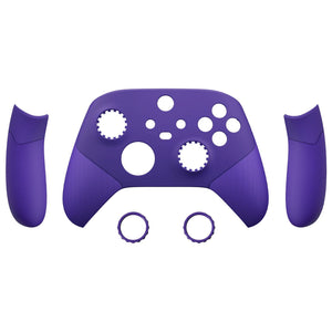 Purple ASR Version Performance Rubberized Side Rails Front Shell For Xbox Series X/S Controller With Accent Rings, Redesigned Grip Faceplate For Xbox Core Controller-ZX3C3005WS - Extremerate Wholesale