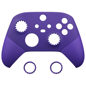 Purple ASR Version Performance Rubberized Grip Front Housing Shell With Accent Rings For Xbox Series X/S Controller & Xbox Core Controller-FX3C3005WS - Extremerate Wholesale