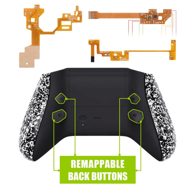 Rubberized White Hope Remappable Remap Kit With Upgrated Boards + Redesigned Back Shell + Side Rails + Back Buttons For Xbox Series X/S Controller & Xbox Core Controller-RX3P3042 - Extremerate Wholesale