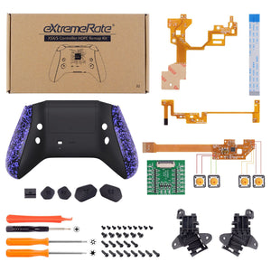 Rubberized Purple Hope Remappable Remap Kit With Upgrated Boards + Redesigned Back Shell + Side Rails + Back Buttons For Xbox Series X/S Controller & Xbox Core Controller-RX3P3046 - Extremerate Wholesale