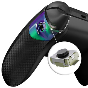 Chameleon Green Purple FLEXOR Clicky Rubberized Side Rails Grips Trigger Stop Kit for Xbox Series X/S Controller & Xbox Core Controller - PX3Q3007P - Extremerate Wholesale