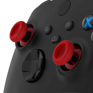 Clear Red Analog Thumbsticks For Xbox Series X/S Controller & Xbox One Standard Controller & Xbox One X/S Controller & Xbox One Elite Controller-JX3423WS - Extremerate Wholesale